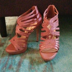 Jessica Simpson - Barbara Brown Heels Sz 7.5
